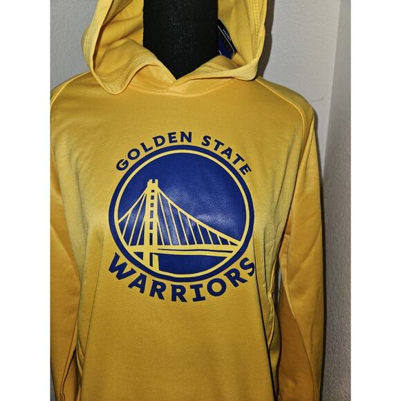 NWT! NBA Golden State Warriors YOUTH 18-20 Team Color Logo Sweatshirt Hoodie - Picture 2 of 10